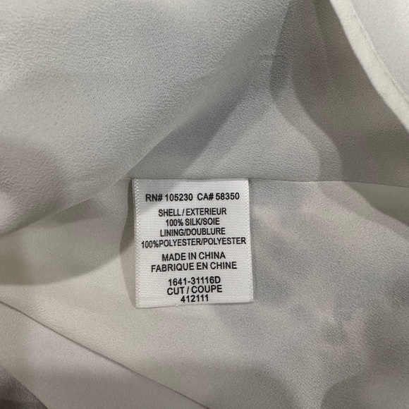 Joie - Grey & Beige Leopard Print Silk Shift Dress W/ Belt - Picture 10 of 10